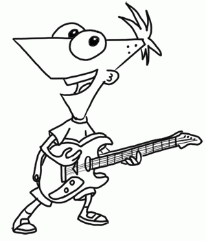Fineasz i Ferb kolorowanki